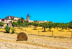 Het centrum van het eiland Mallorca